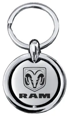 Dodge Ram Revolver Key Chain (Silver) 1
