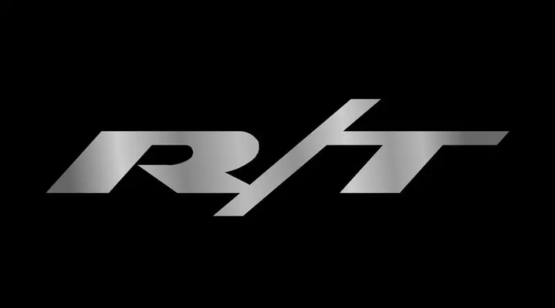 Dodge Rt Logo License Plate (Black) 1