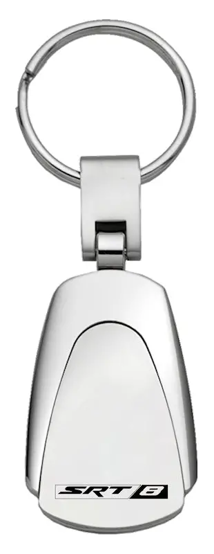 Dodge Srt-8 Teardrop Key Chain (Silver) 1