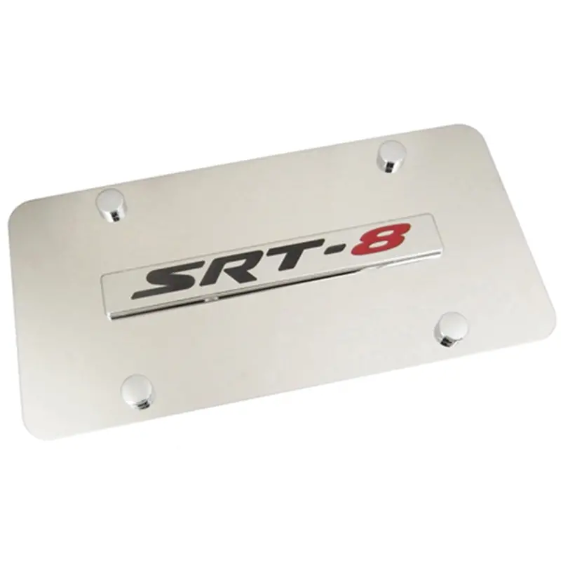 Dodge Srt8 License Plate (Chrome) 1