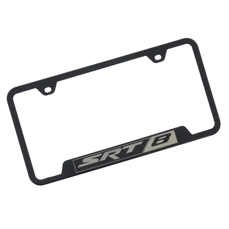 Dodge Srt8 License Plate Frame (Black) 1