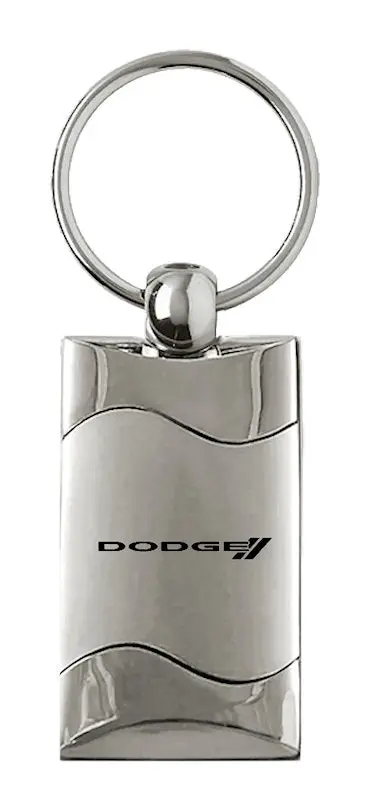 Dodge Stripe Satin Key Ring (Chrome) 1