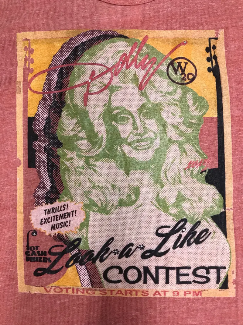 Dolly Look A Like Contest Tee 1