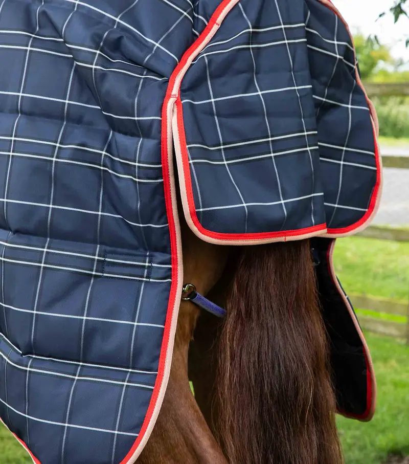 Domus 200G Combo Stable Rug Navy Check 5