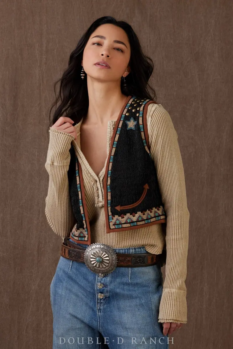 Double D Ranchwear Before Barbed Wire Vest 1