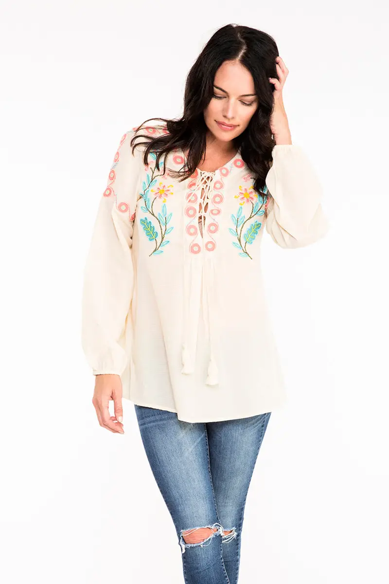 Double D Ranchwear Buffalo Grass Top 2