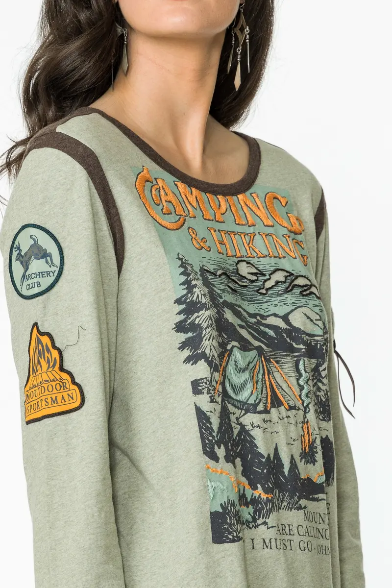 Double D Ranchwear Camping & Hiking Tee 3