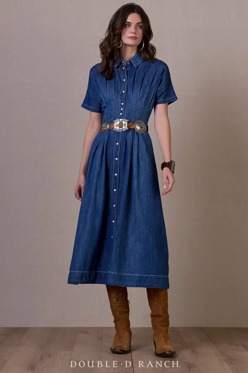 Double D Ranchwear Denim Texino Dress 3