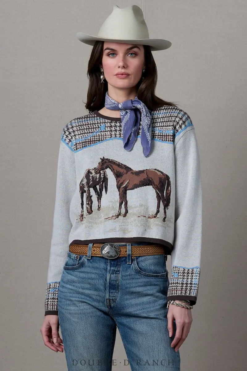 Double D Ranchwear Horsiculture Sweater 2