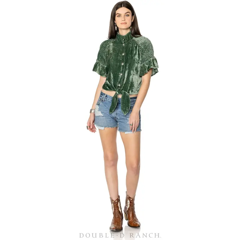 Double D Ranchwear Lucky Shamrock Canter Top 1