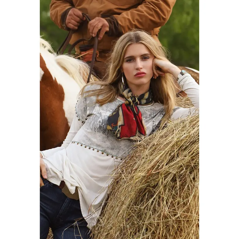 Double D Ranchwear Point Swing Flank And Drop Top 1