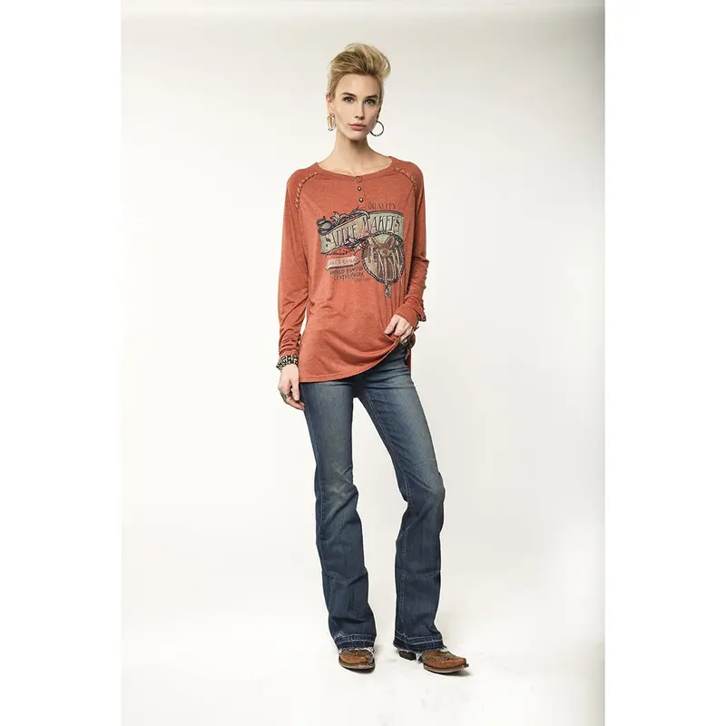 Double D Ranchwear Saddle Makers Top 1