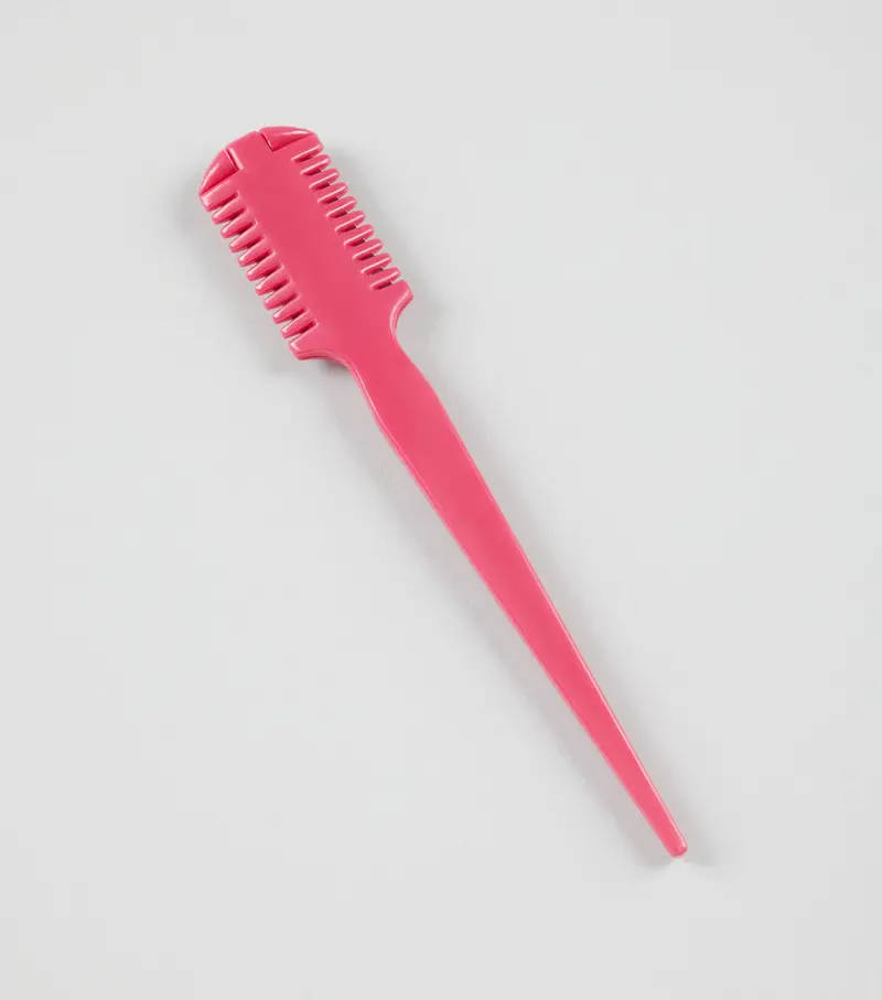 Double-Sided Mane Thinning Comb Fuchsia 1