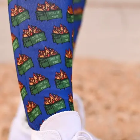 Dreamers & Schemers Dumpster Fire 2.0 Pair And A Spare Socks 2