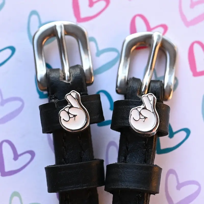 Dreamers & Schemers Fingers Crossed Spur Straps 1