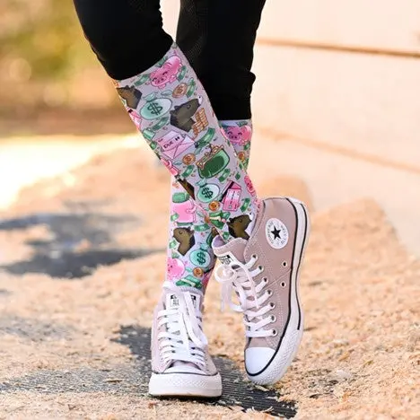 Dreamers & Schemers Horse Show Vacay Pair And A Spare Socks 2