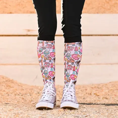 Dreamers & Schemers Old School Toys Pair And A Spare Socks 1
