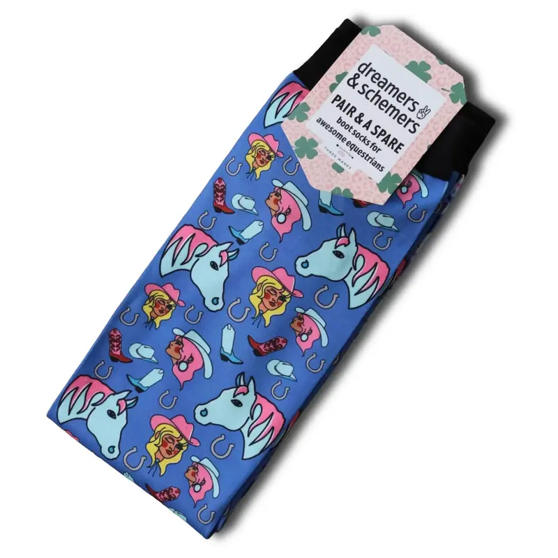Dreamers & Schemers Pair And A Spare Boot Socks 10