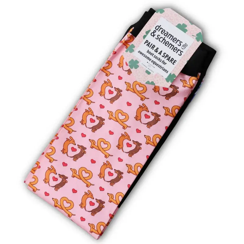Dreamers & Schemers Pair And A Spare Boot Socks 19