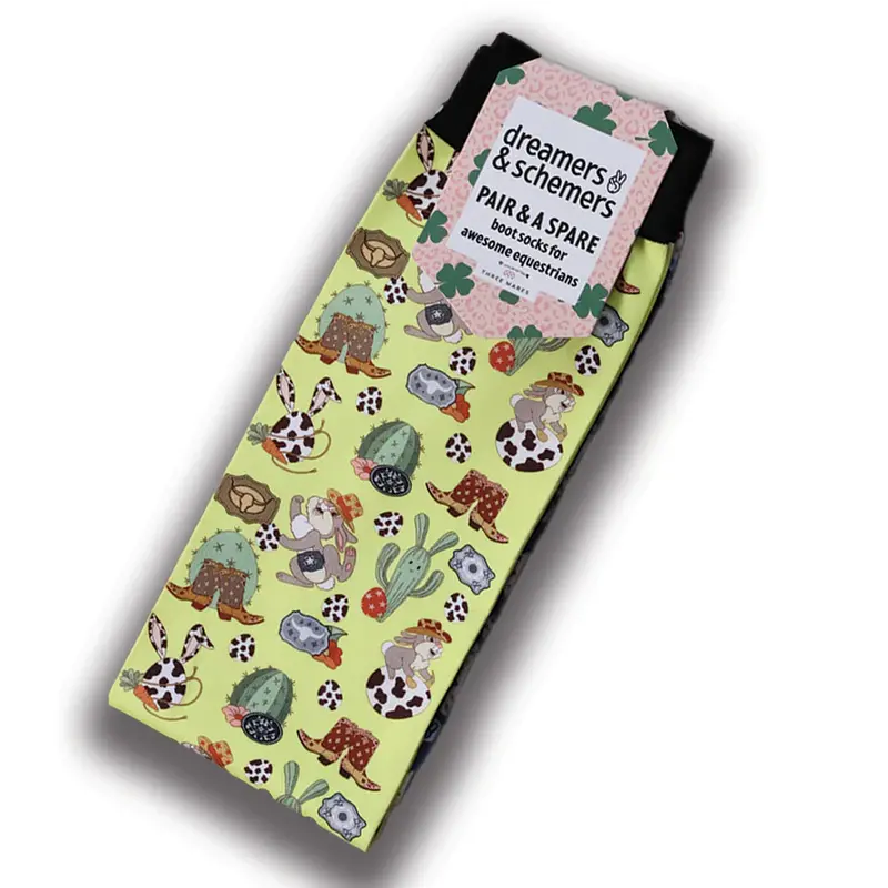 Dreamers & Schemers Pair And A Spare Boot Socks 25