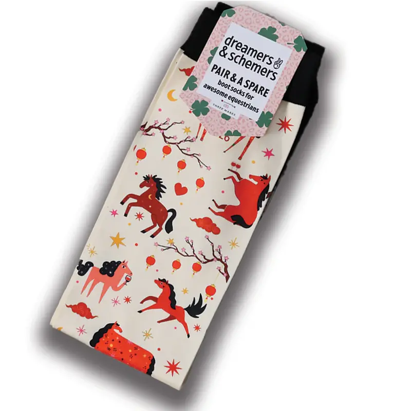 Dreamers & Schemers Pair And A Spare Boot Socks 26