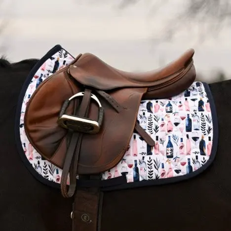 Dreamers & Schemers Rose All Day Saddle Pad 1