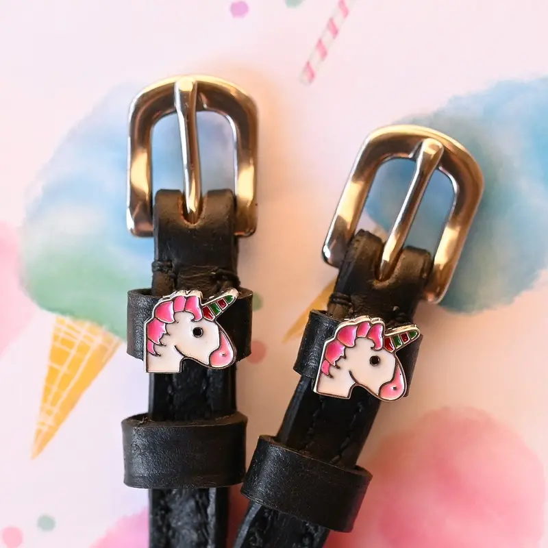Dreamers & Schemers Unicorn Emoji Spur Straps 1