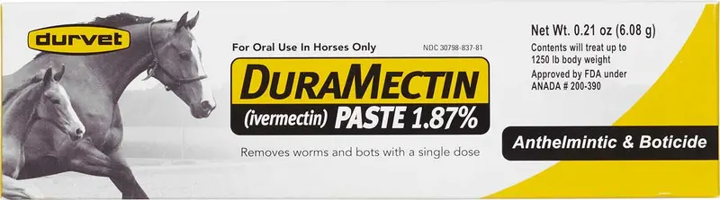 Duramectin Paste Horse Dewormer (1.87% Ivermectin) 1