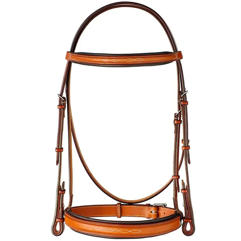 Edgewood 1" Fancy Raised Padded Bridle With Padded Crown 1