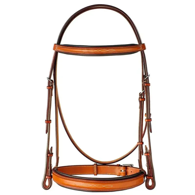 Edgewood 3/4" Fancy Raised Padded Bridle 1