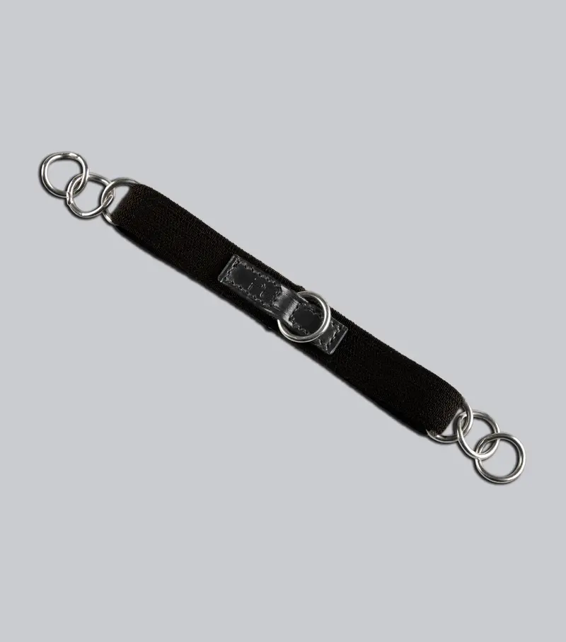 Elastic Curb Strap 3/4" Black 1