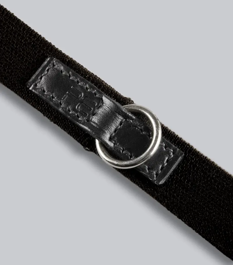 Elastic Curb Strap 3/4" Black 2