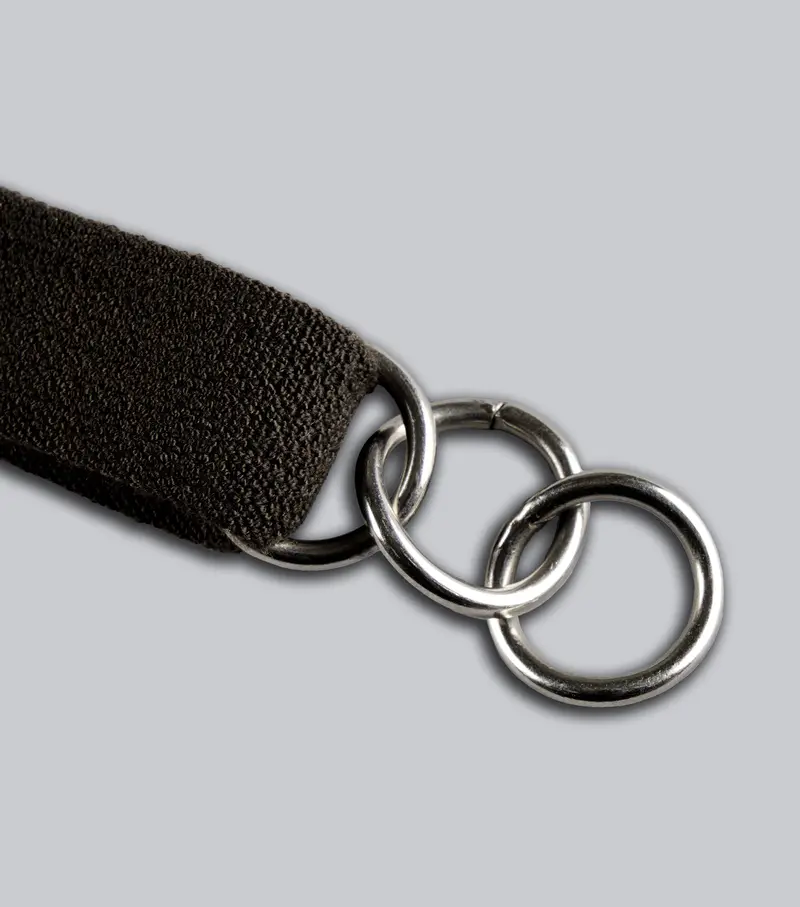 Elastic Curb Strap 3/4" Black 3