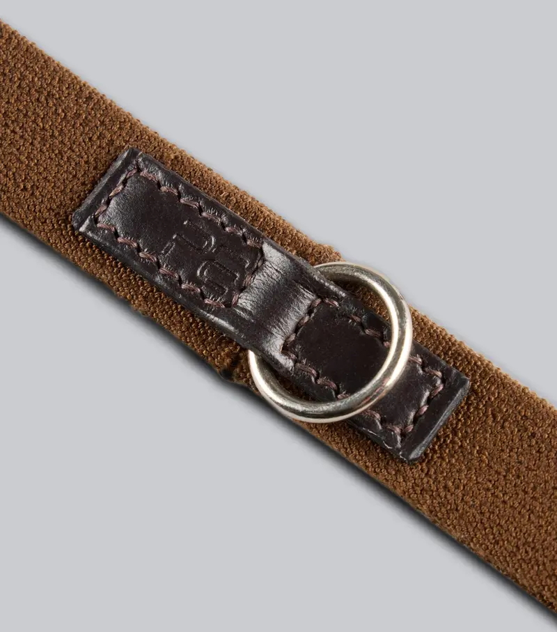 Elastic Curb Strap 3/4" Dark Havana 2