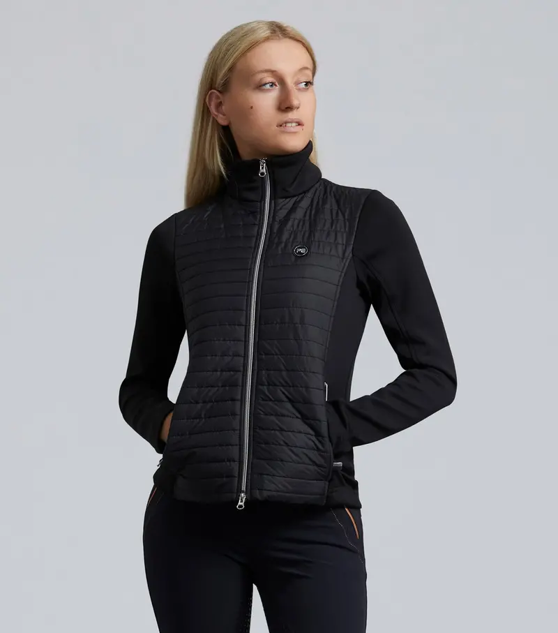 Elena Ladies Hybrid Technical Riding Jacket Black 1
