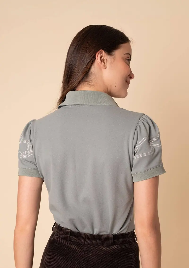 Elise Polo | Short Sleeves Embroidered 6