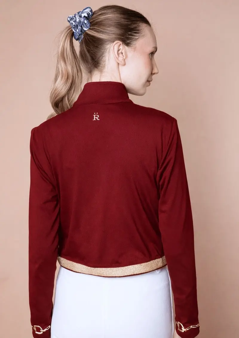 Ember Embroidered Cropped Zip Jacket 10