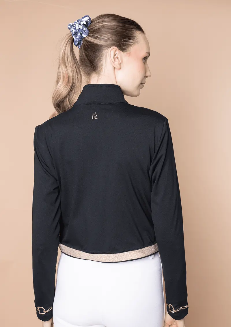 Ember Embroidered Cropped Zip Jacket 7