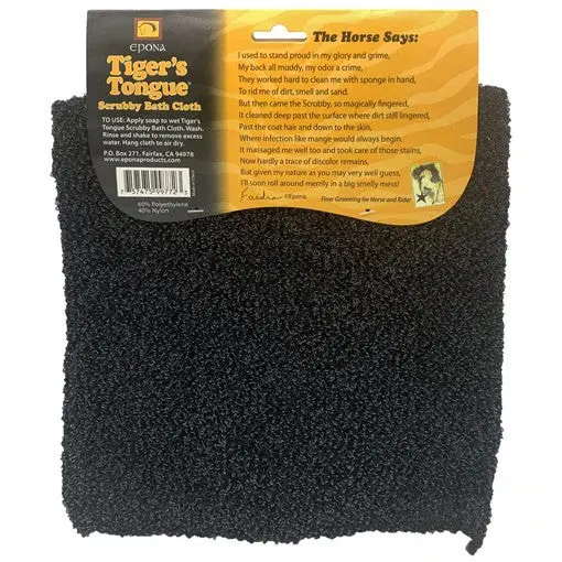 Epona Tigers Tongue Scrubby Bath Cloth 1