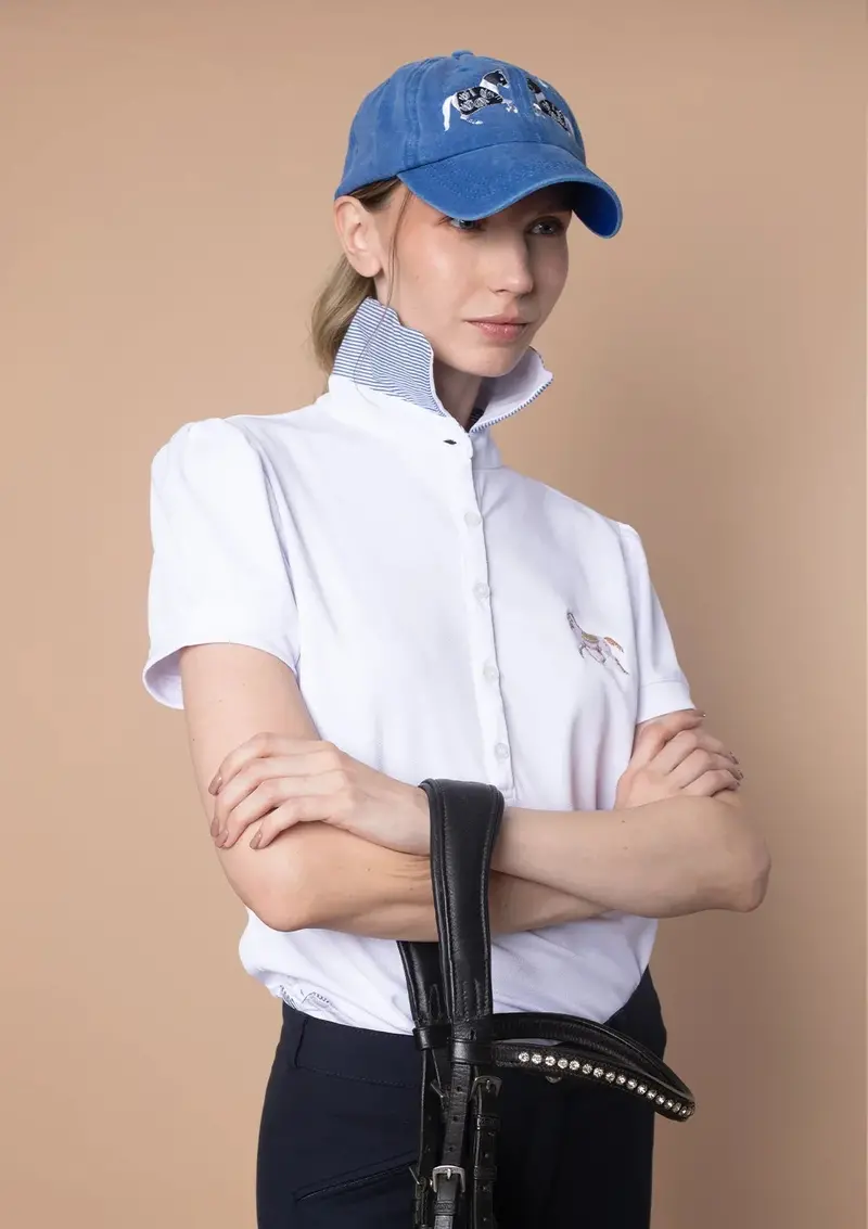 Equestrian Cotton Carousel Cap 1