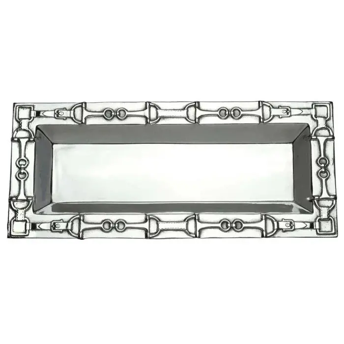 Equestrian Oblong Serving Tray 1