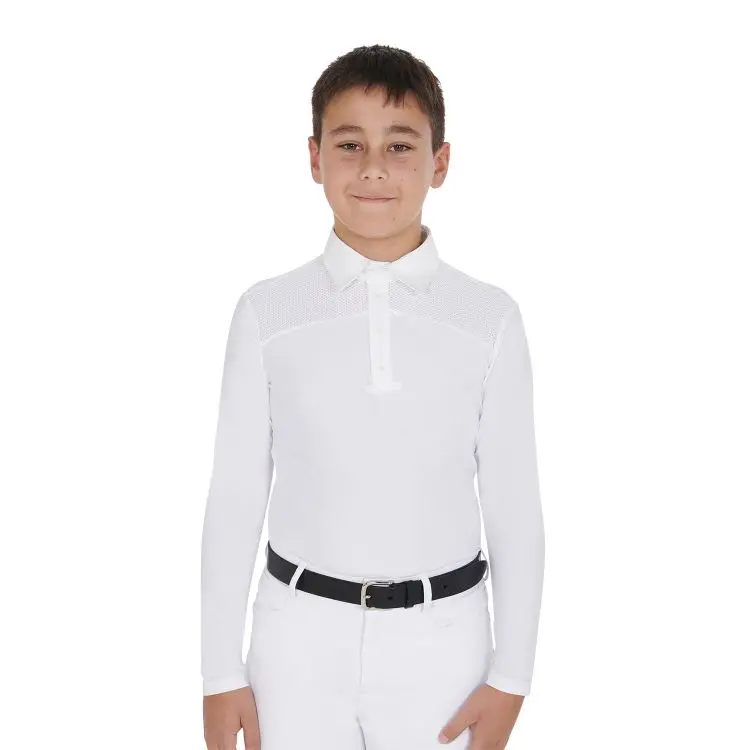 Equestro Boy's Long Sleeve Competition Shirt 1