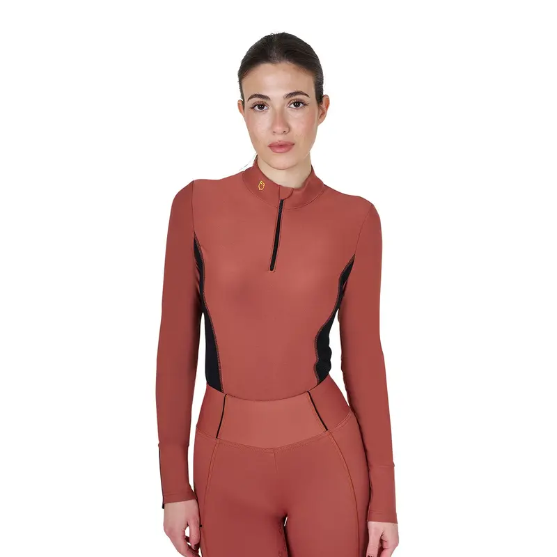 Equestro Ladies Long Sleeve Technical Training Shirt 1