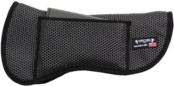 Equi-Tech Black Low Back Pad With Foam Inserts 1