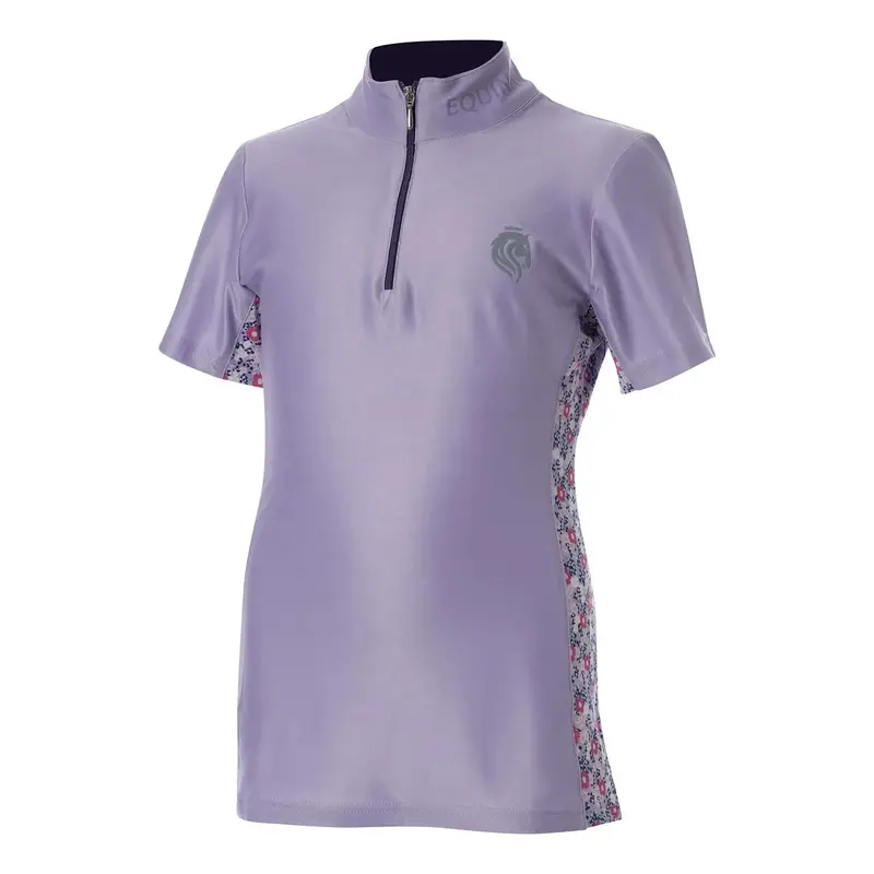 Equinavia Kids’ Lena Short-Sleeve Quarter-Zip Top