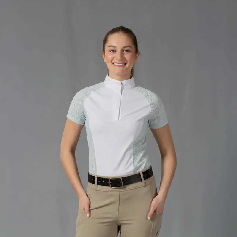 Equinavia Sara Womens Perforated Short Sleeved Show Shirt 1