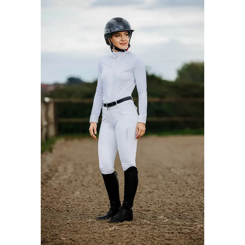 Equithème Ladies Julie Long Sleeve Show Shirt 1