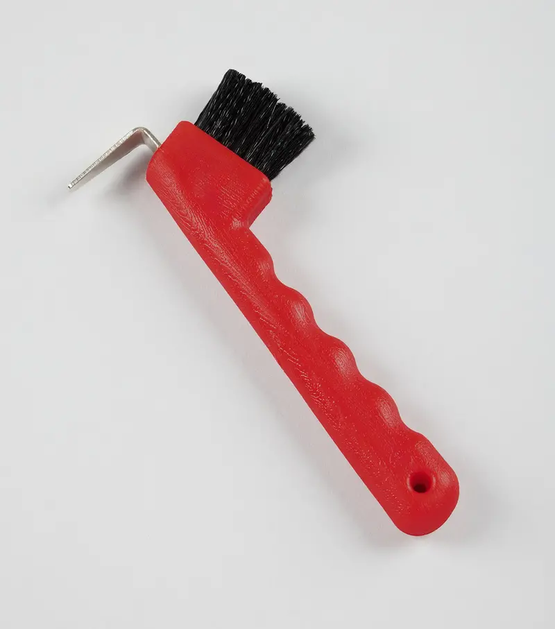 Ergonomic Hoof Pick Red 1