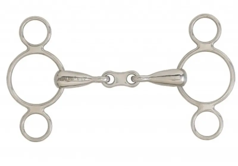 Ers Centaur French Link 2 Ring Elevator Gag 1
