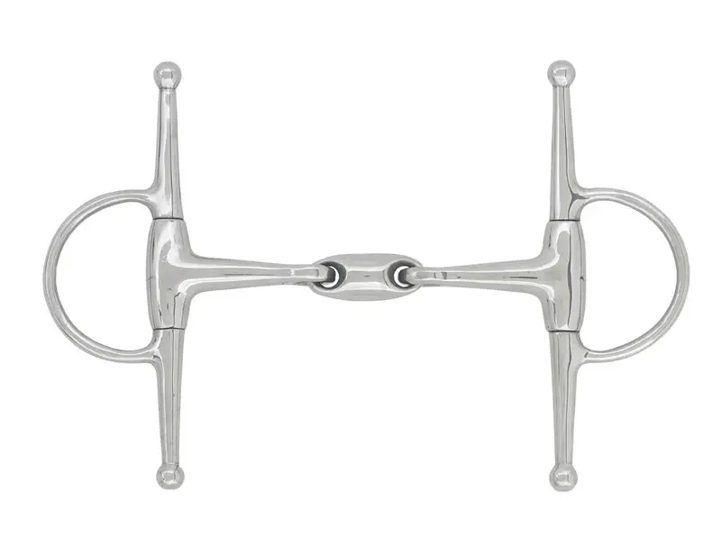 Ers Centaur® Stainless Steel Full Cheek Oval Mouth Bit 1